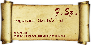 Fogarasi Szilárd névjegykártya
